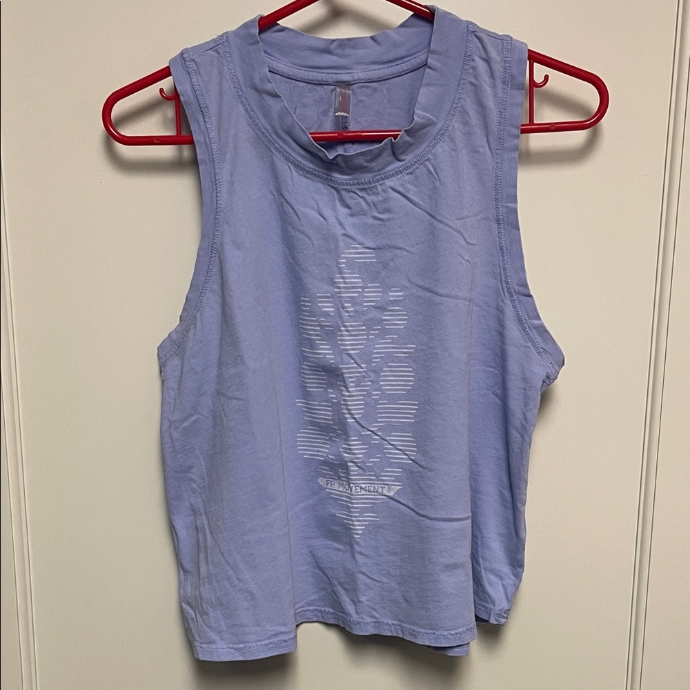 Free People Lavender Muscle Tee